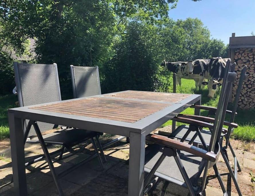 Statige Boerderijwoning Met Vrij Uitzicht En Tuin Villa Hoogzand Exterior foto