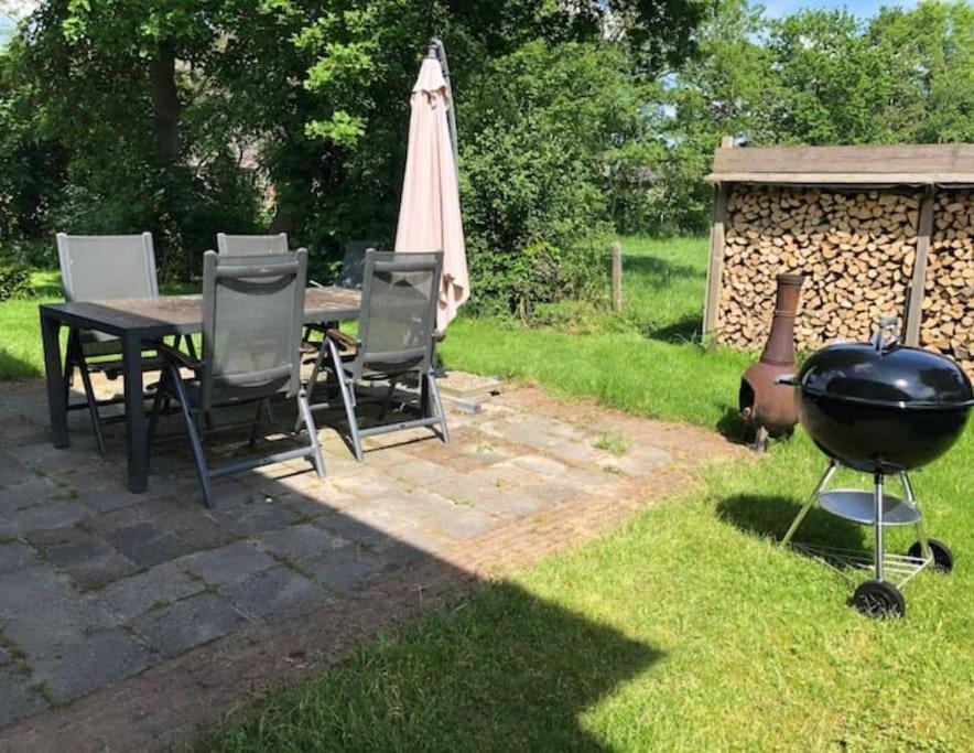 Statige Boerderijwoning Met Vrij Uitzicht En Tuin Villa Hoogzand Exterior foto